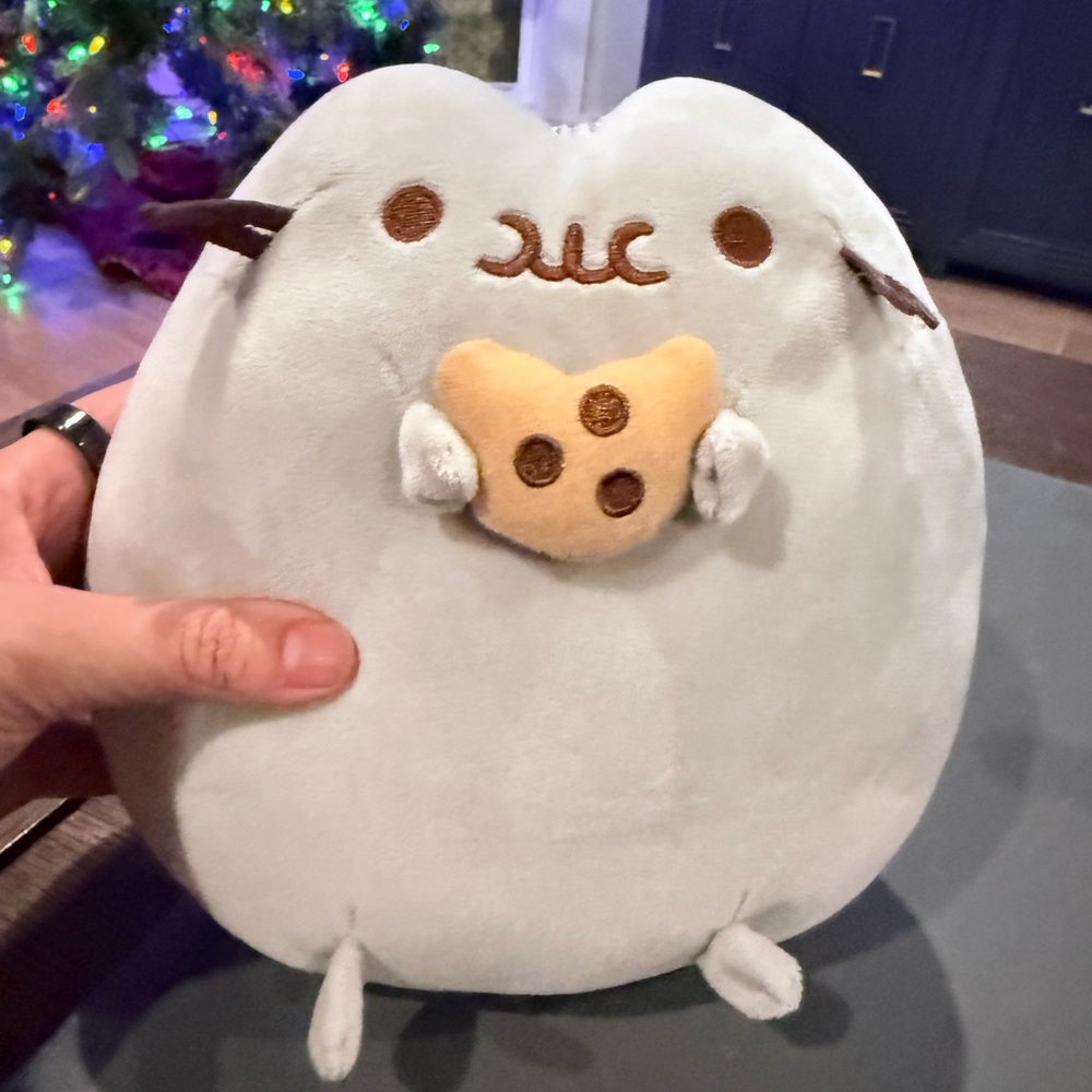 GUND Pusheen Snackables Cookie Cat Stuffed Animal Plush, Gray,